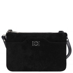 Сумка женская F. Mariscotti 1-4175к замш.черн