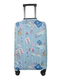 Чехол для чемодана 2024-1  Вояж S