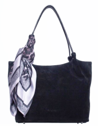 Сумка замшевая Richet 2990LNC black