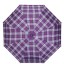Зонт женский Zemsa 112213 сирень/клетка