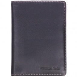 Обложка для паспорта Stampa Brio114-1485C Black/Beige 