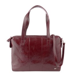 Сумка женская СИНДИ варан/бордо