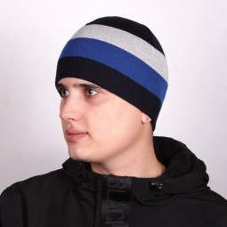 Шапка мужская Т-811 т.син/син Sharpey