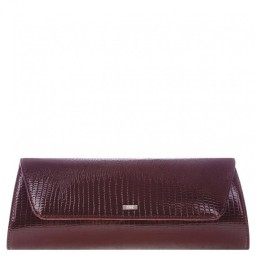 Клатч женский ESSE МИРИНДА CHERRY варан.бордо