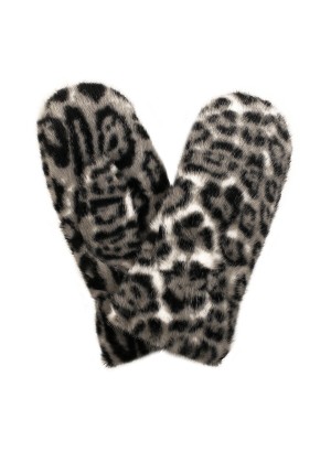 Варежки леопард серый N.Xing
