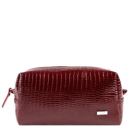 Косметичка Esse Минна Cherry варан бордо