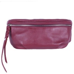 Сумка женская AFINA 415 бордо.фл на пояс