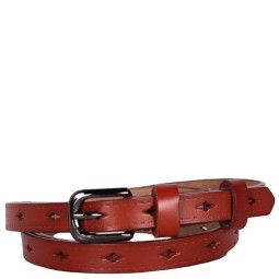 Ремень женский 15 ромб рыж (110) Sharpey