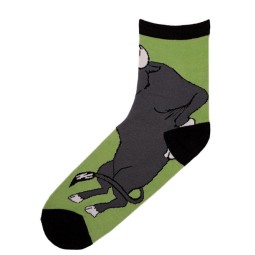 Носки бык А112 Ленивый бык зел