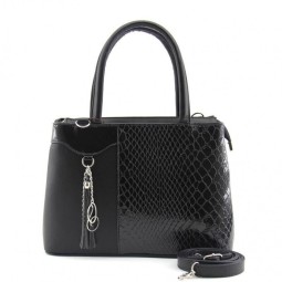 Сумка женская Оливи 561 черн/репт.лак