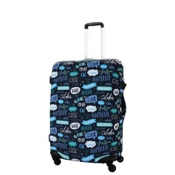 Чехол для чемодана Eberhart 679-M Blue Teal Hello