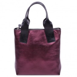 Сумка женская AFINA 339 аметист.капра.ч.наппа