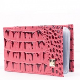 Визитница Dimanche Loricata Rouge 548