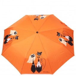 Зонт FJ 160403 Кошки оранж