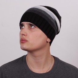 Шапка молодежная Sharpey Т-122 черн/антр/сер