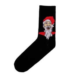 Носки Дед Мороз м.908 рот черн