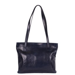 Сумка для документов кожаная женская MiaDonna 5522 blu