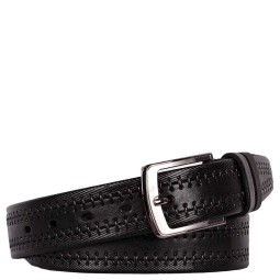 Ремень мужской класс.строчка 35 черн (120) Sharpey