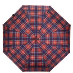 Зонт женский Zemsa 112215 крас/клетка