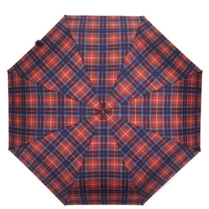 Зонт женский Zemsa 112215 крас/клетка