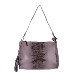 Сумка женская Valensiy В-868 сирень/репт