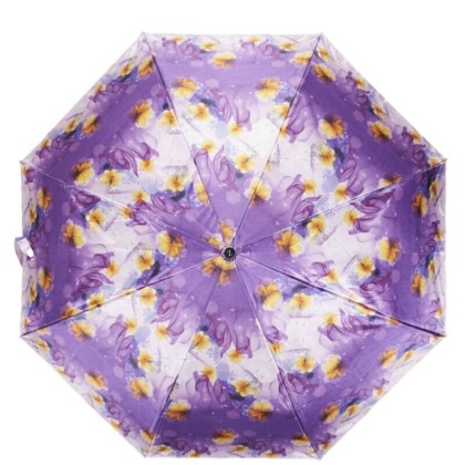 Зонт женский Zemsa 113116 сирень/цв