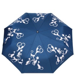 Зонт FJ ж 210615 Богиня кошка син