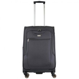 Чемодан Alezar Vasto серый M