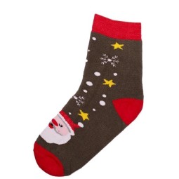 Носки Дед Мороз ж.8018 т.зел