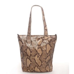 Сумка шоппер женская Bear Design CP2087 snake brown