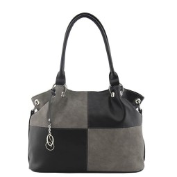 Сумка женская Оливи 325 черн/сер.крек