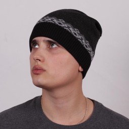 Шапка молодежная Sharpey Т-134 черн/св.сер/антр