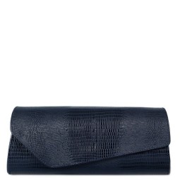 Клатч женский AFINA 407 син.змея.к.И