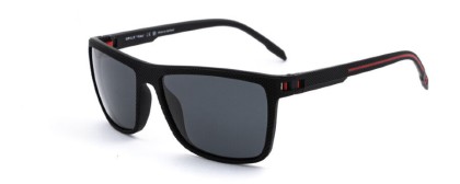 Очки солнцезащитные 78051 C2 black/red/smoke