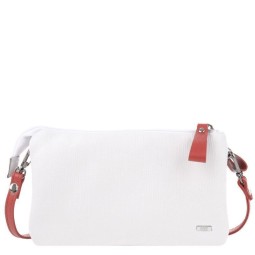 Сумка женская ESSE КАРОЛИНА снеж/красн 56841