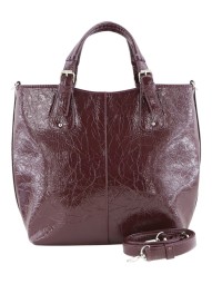 Сумка женская Оливи 1235 борд.лак.жат