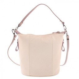 Сумка женская ESSE ЛАДА молоч/роз/тисн