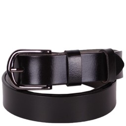 Ремень женский 30 глад черн (110) Sharpey