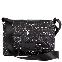 Сумка 016-30301 черн/коты Katy Nikolaeva