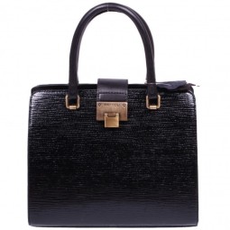 Сумка женская Mattioli 066-17С3 черн тисн лак