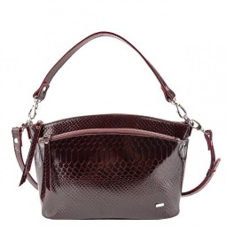 Сумка женская Esse ДЖУДИ CHERRY бордо питон