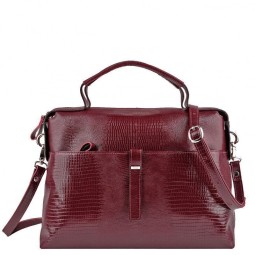 Сумка женская Esse ДОРОТИ DARK варан/бордо