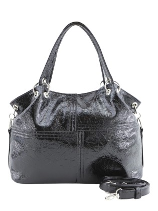 Сумка женская Оливи 1189 черн/лак/жат