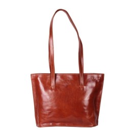 Сумка для документов кожаная женская MiaDonna 5522 cuoio