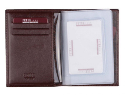 Бумажник водителя Petek 584 D.Br