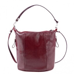 Сумка женская Esse ЛАДА CHERRY варан бордо