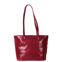 Сумка деловая кожаная женская MiaDonna 5522 bordo