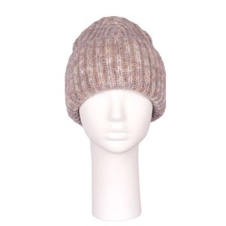 Шапка женская PB 245 кофе/беж флис