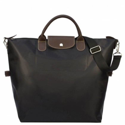 Сумка ручная кладь 2-313 сат/черн