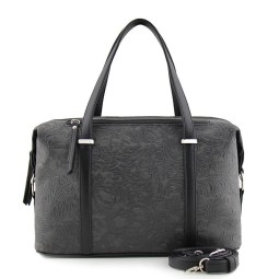 Сумка женская Оливи 919 черн.крек.узор